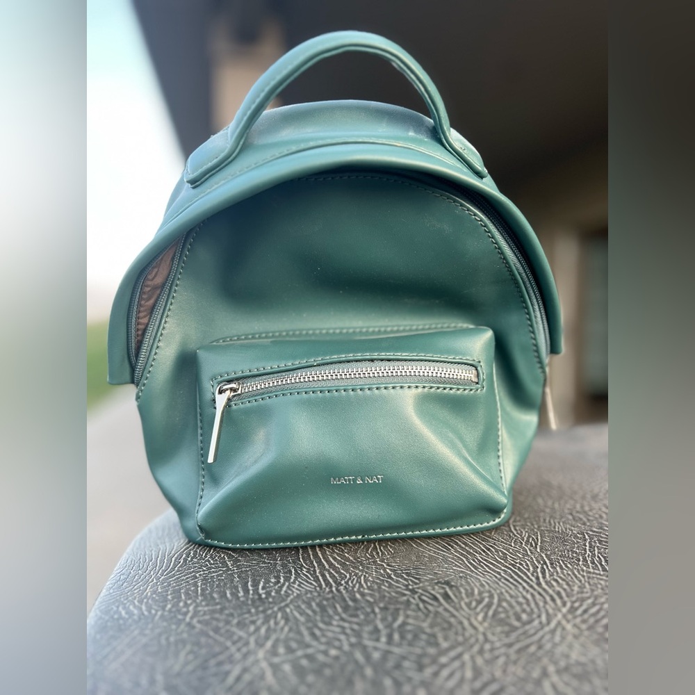 Teal and Black Handbag